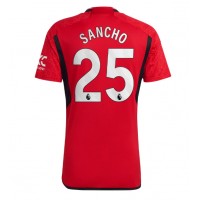 Muški Nogometni Dres Manchester United Jadon Sancho #25 Domaci 2023-24 Kratak Rukav